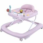 Lilac Baby Walker with Play Tray