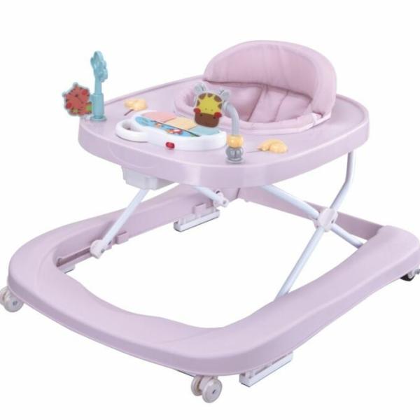 Lilac Baby Walker with Play Tray